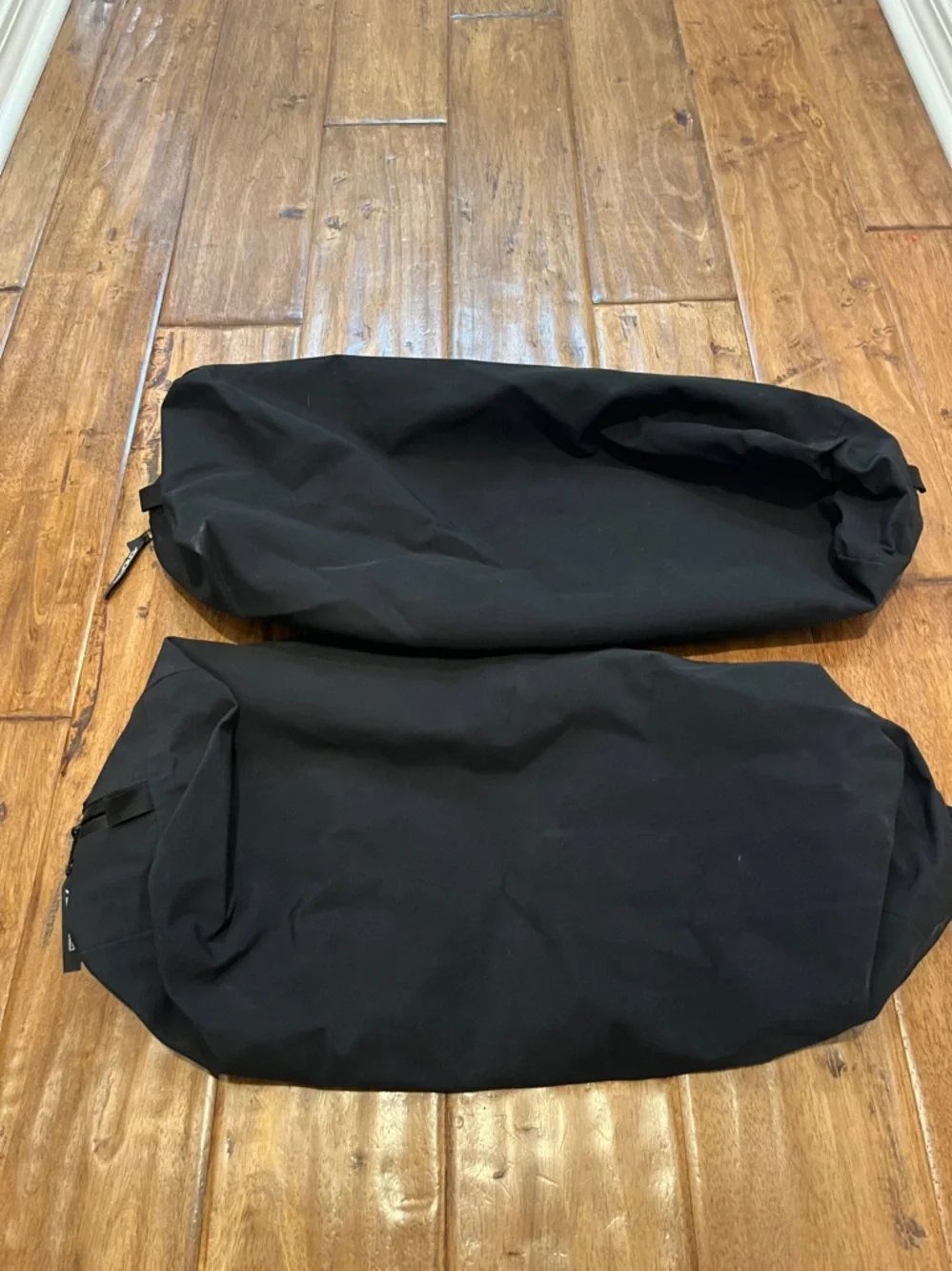 Lot of 2 Aerostich Waterproof Side Zip Bags Large Regular 6x22x6